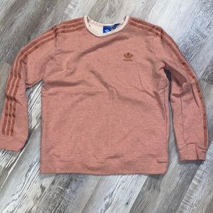 Womens M Adidas Sweater, Rose Gold